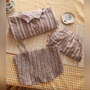 AE 3-Piece Woven Lounge Set